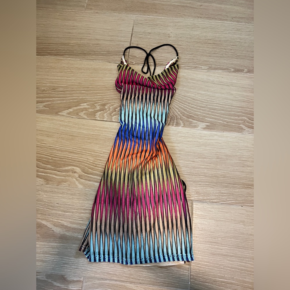 Multi colored mini dress